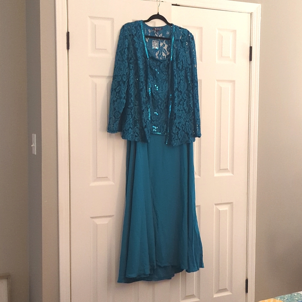 Roaman's Plus Size Formal Dress/ Mother of Bride Dress/ Mother of Groom Dress